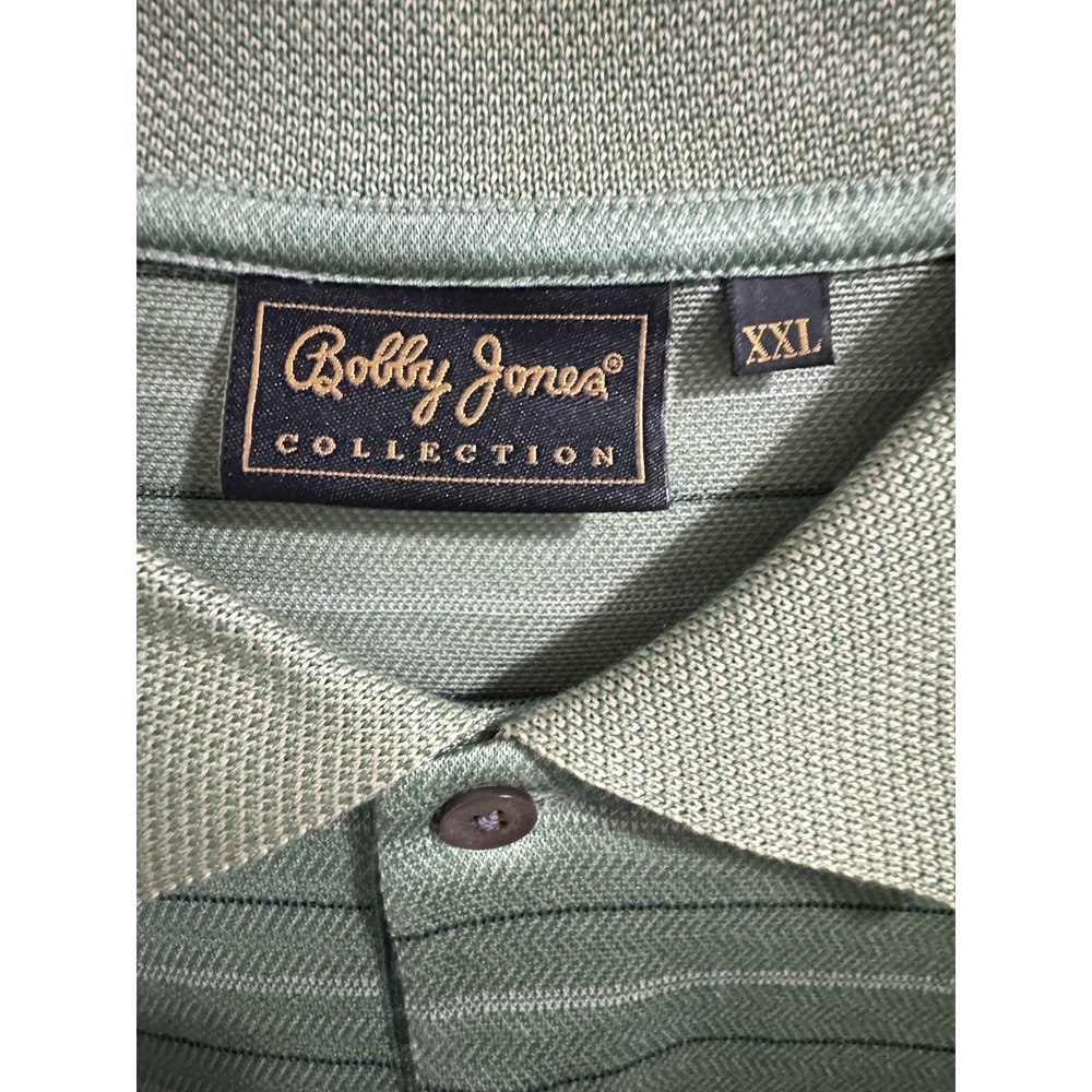 Bobby Jones collection Green polo golf shirt XXL short sleeve NWT - Picture 2 of 6